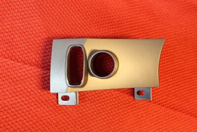 2002-2008 BMW 745 750 760 E65 E66 KEY START BUTTON TRIM COVER PANEL GRAY OEM