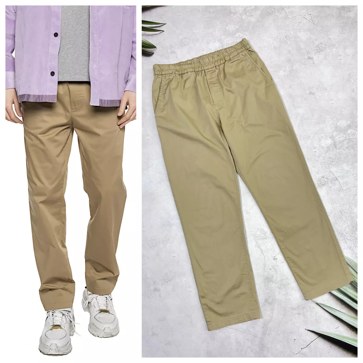 Mens Drawstring Linen Pants Chino Pants Male Casual Solid Trouser Pant Full  Length Men Casual Trousers Pants Gold Large