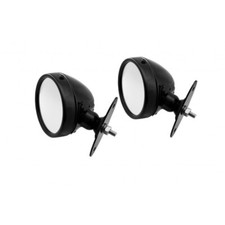 Door mirror set JASS Racing style mirrors matt black Mazda MX-5 MX5 mk1 mk2 2.5