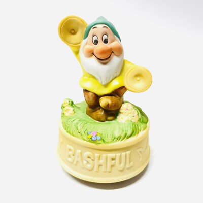 50th ANNIVERSARY BASHFUL Schmid Music Box ''YOU ARE MY SUNSHINE'' Snow White