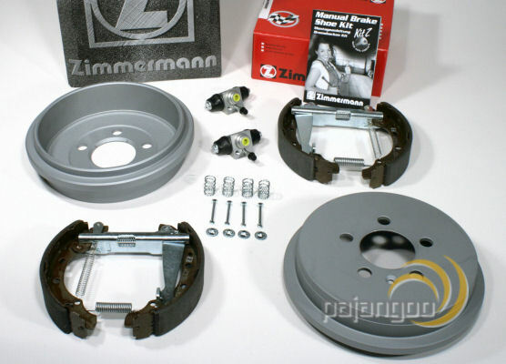 FüR Seat Ibiza - Zimmermann Bremstrommel Bremsbacken Kit Vormontiert FüR Hinten-image