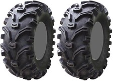 Pair 2 Kenda Bearclaw 25x10-12 ATV Tire Set 25x10x12 K299 25-10-12