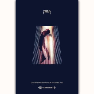 57938 Kanye West Yeezus Tour Grammy Rap Hip Hop Wall Decor Print