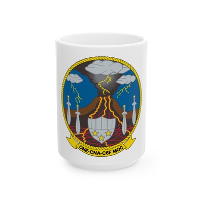 Maritime Operations Center C6F (U.S. Navy) White Coffee Mug