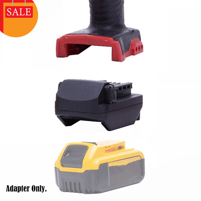 NEW For Dewalt 20V MAX Lithium Battery Convert To for Milwaukee 18V Tool Adapter