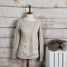 Ann Taylor LOFT Shimmer Sweater Crew Neck XS