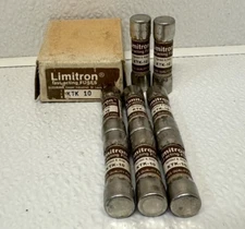 Cooper Bussmann KTK-1 Limitron Fast Acting Fuse Box of 8