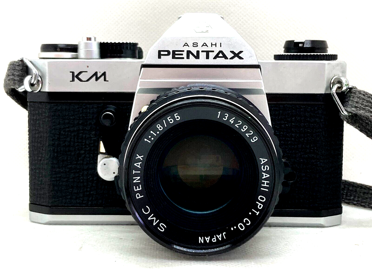 EXC+5 / READ】 Pentax KM 35mm Film Camera w/ SMC 55mm F1.8 EXC+5 / READ】 Pentax KM 35mm Film Camera w/ SMC 55mm F1.8