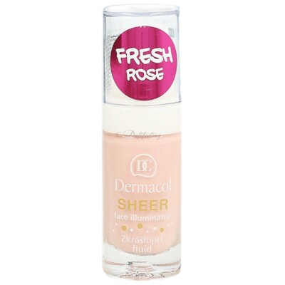 Dermacol Sheer Face Illuminator Fresh Rose 15 ml