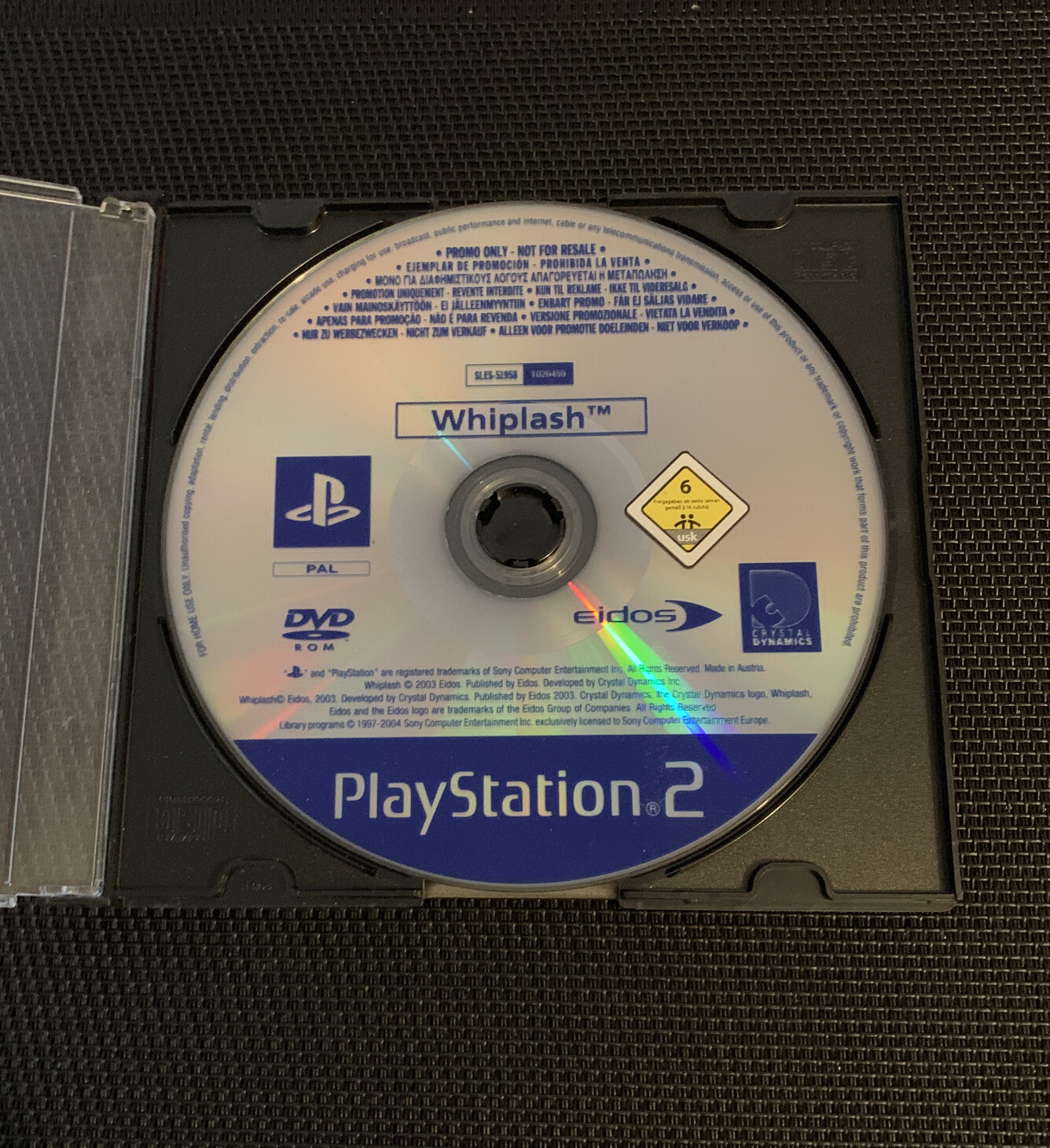 Jeu PS2 Whiplash Version PROMO FR [RARE]