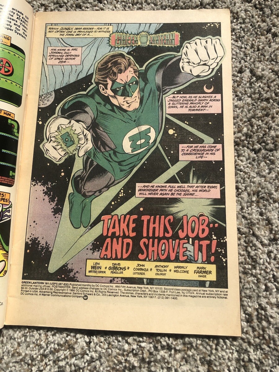 DC COMICS GREEN LANTERN (DC 1984) #181 GREEN LANTERN CORP | eBay