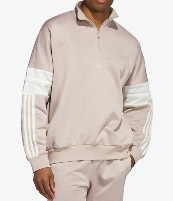 NEW MENS ADIDAS ORIGINALS WARM UP TREFOIL TRACK JACKET ~SIZE LARGE