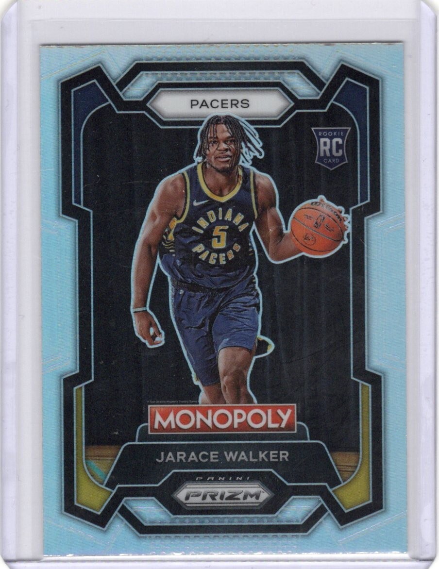 2023-24 Prizm Monopoly #36 Jarace Walker Silver Prizm Rookie SP RC Pacers
