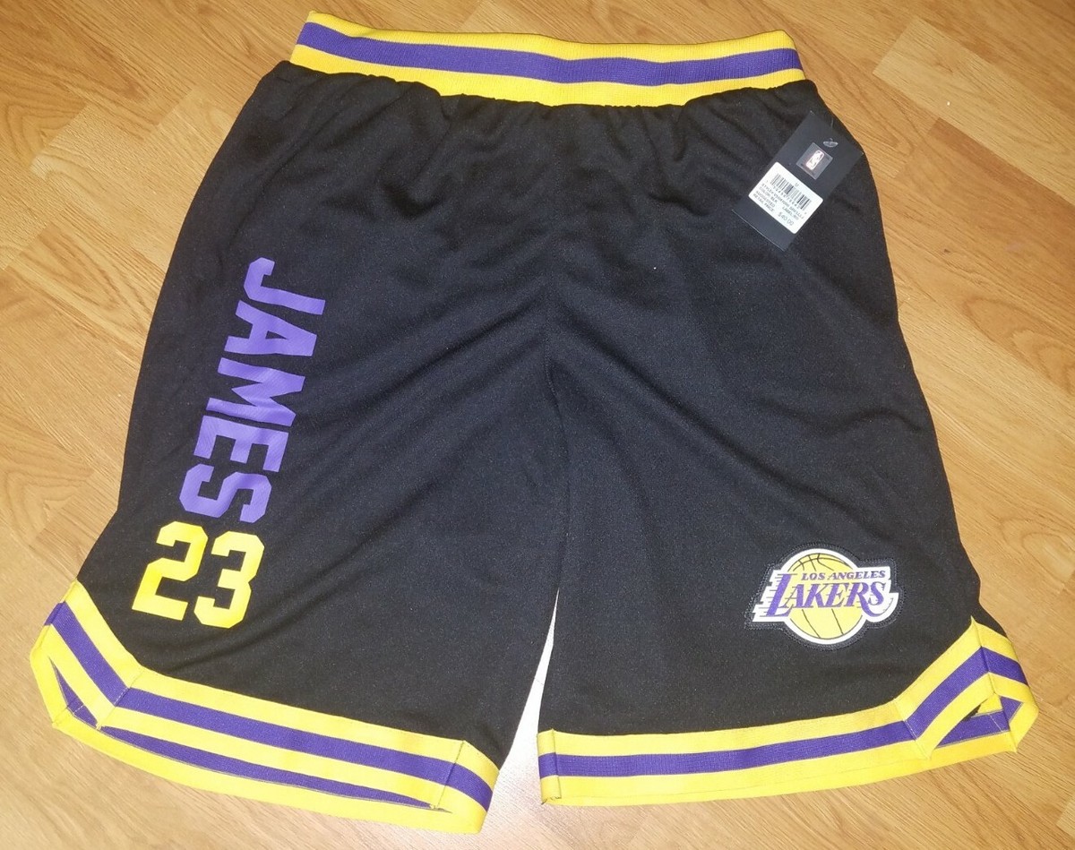 lebron laker shorts