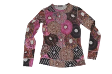 Neff Womens Sprinkle Donut Base Layer Top Cold Weather Shirt New XS, S