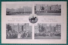 1900 Boer War Artillerie Company Inspektion Batterie Col Denbigh Gen Stephenson