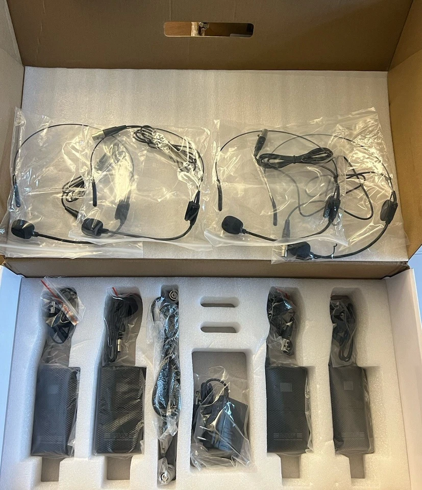 Wireless Professional UHF Microphone Audio System- Reciever And Mics - Image 2 of 4