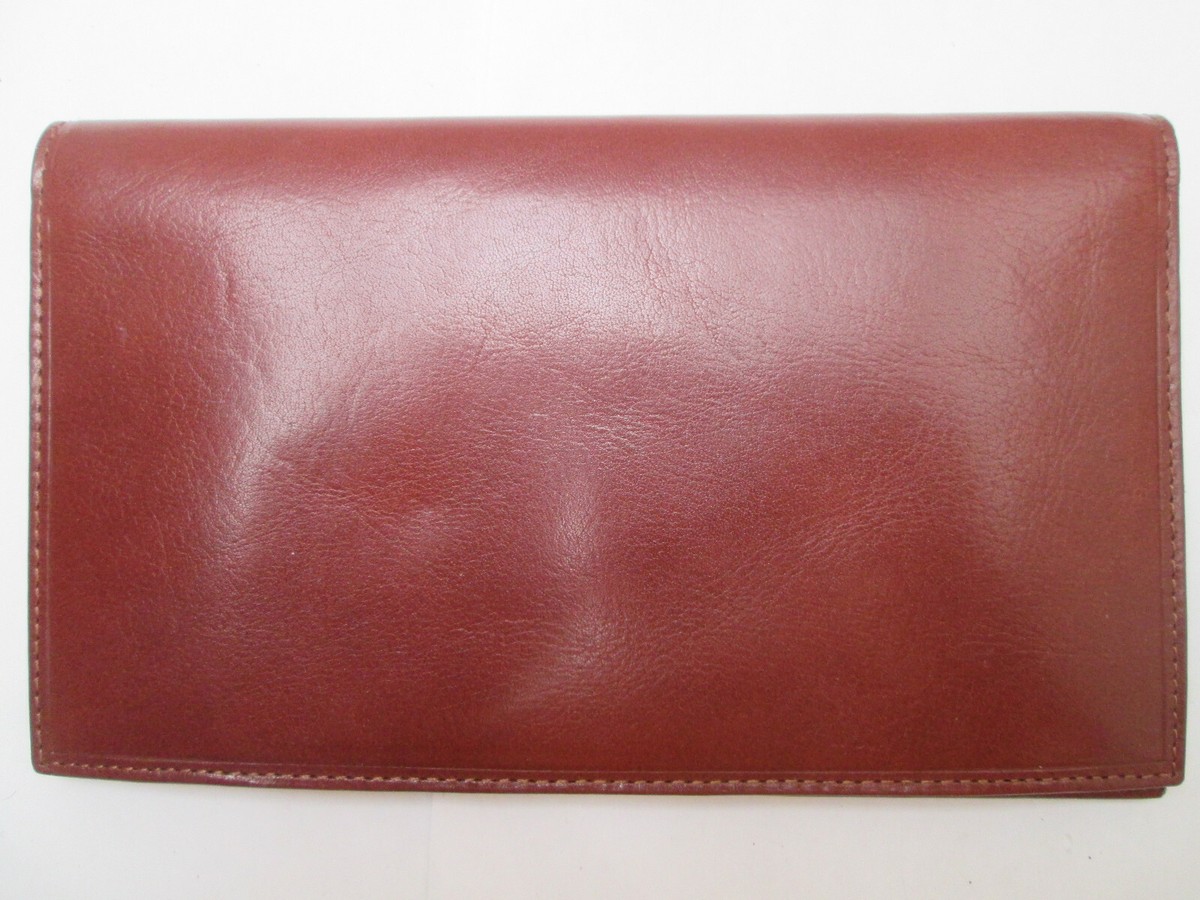 Portefeuille/porte-monnaie En Cuir Vintage FALLOW - Marron - Occasion - Unisexe