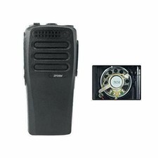 Replacement Front Housing Case for CP200D CP200d Radio With OEM Speaker Black