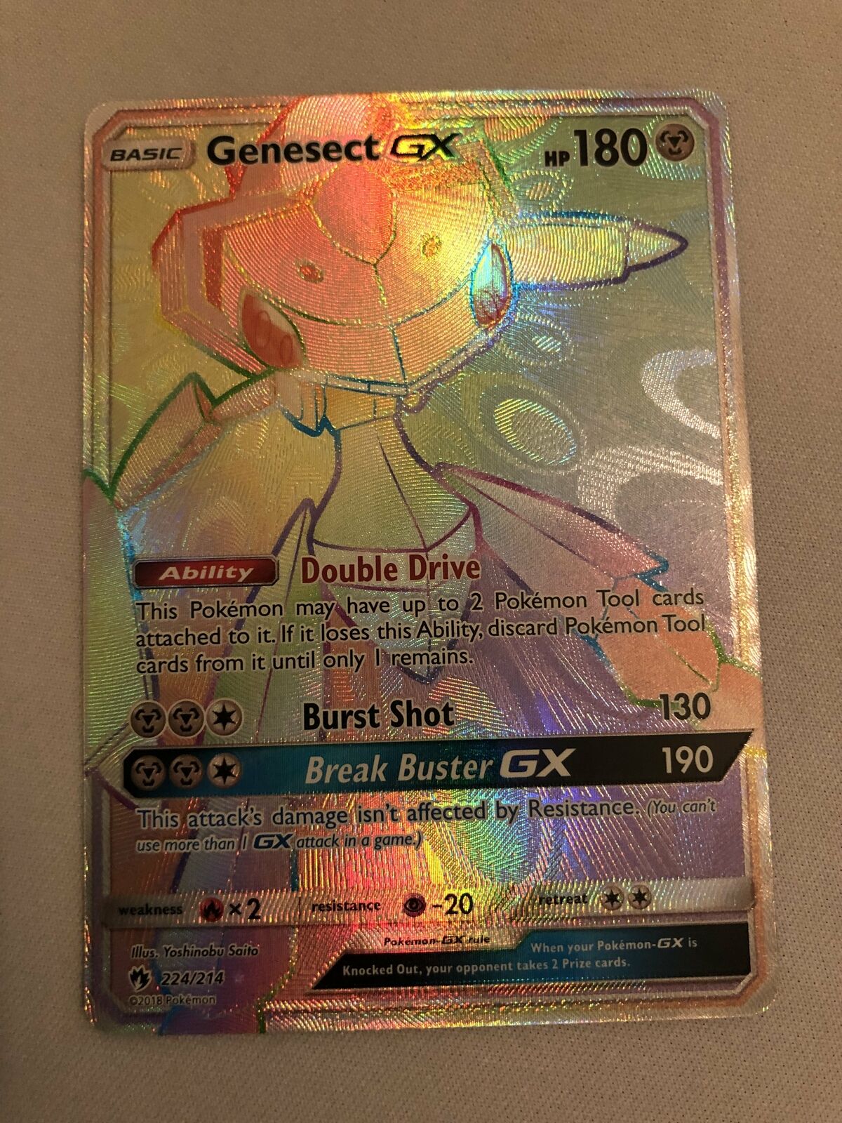 Genesect-gx (204/214) - Original + Brindes