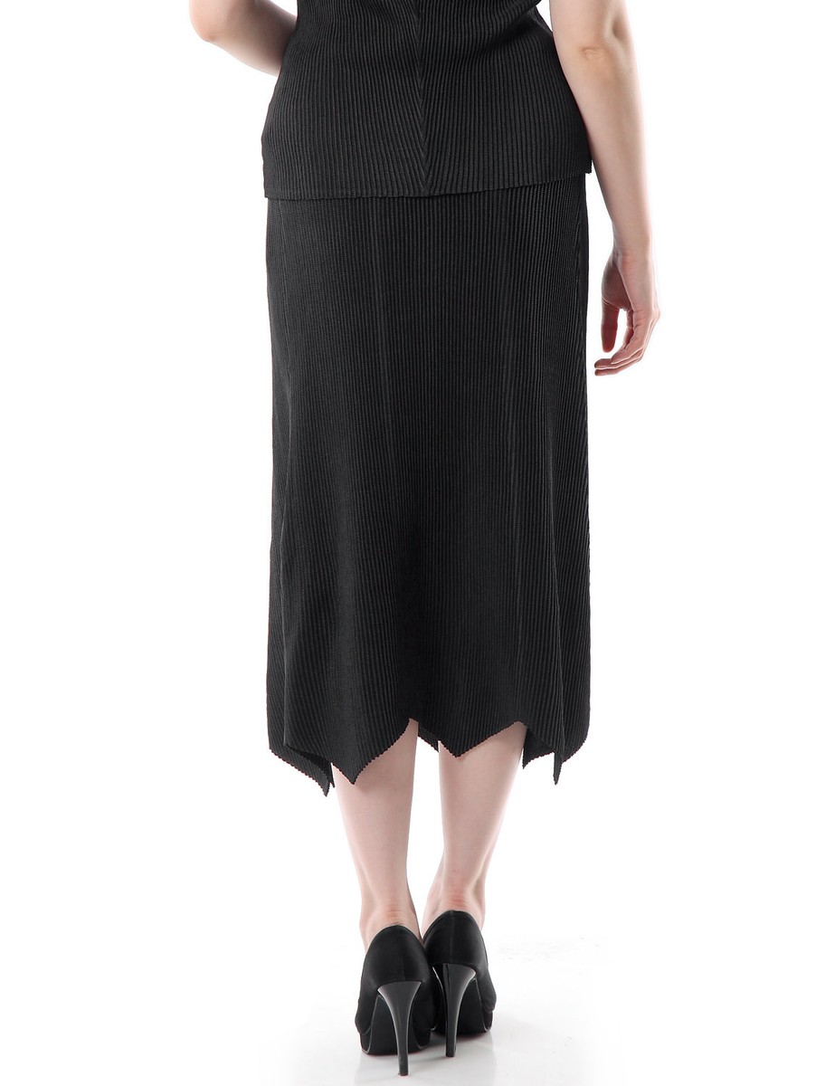 SPECCHIO PLEATS Women's Graceful Silhouette 8-Gore Flare Skirt