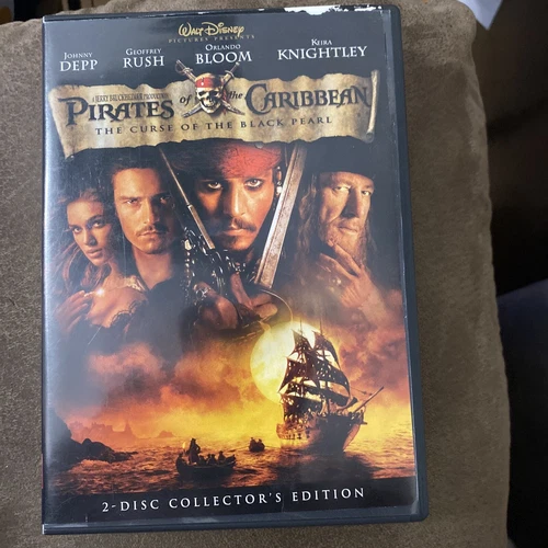 Pirates of the Caribbean: The Curse of the Black Pearl (DVD, 2003)