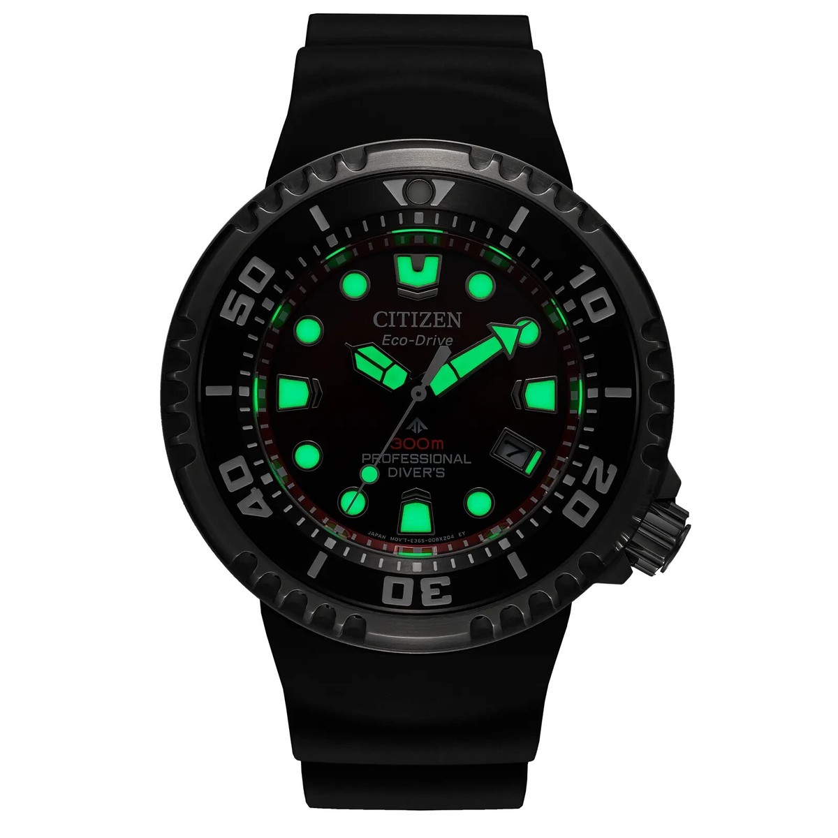 Citizen Men's Promaster Diver Watch Eco-Drive Date Black Watch