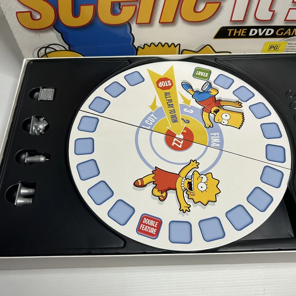 The Simpsons Scene It? The DVD Board Game Mattel TV Trivia Quiz (2009) Complete - Image 4 of 4