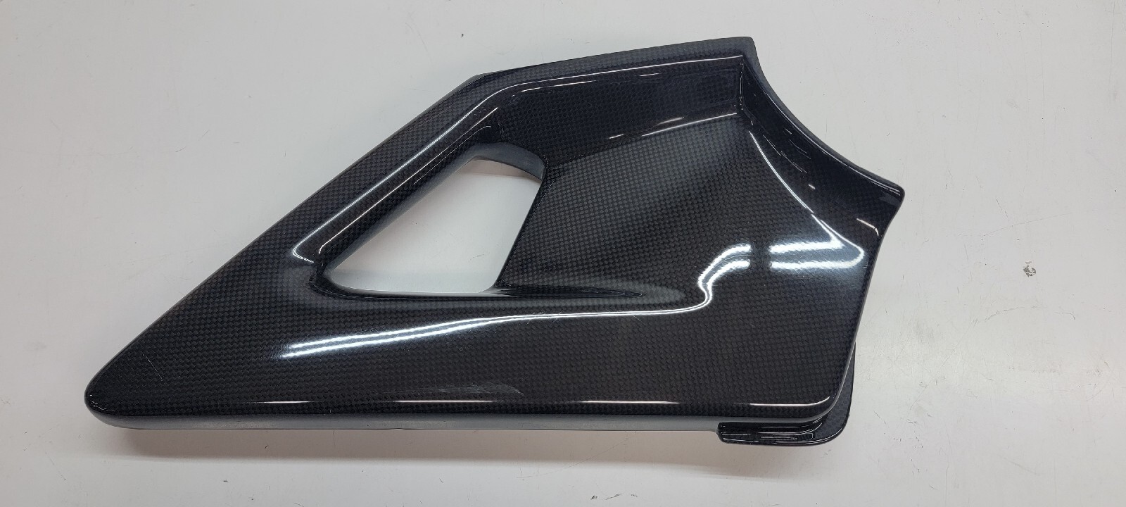 LAMBORGHINI MURCIELAGO LP640 CARBON FIBER RIGHT SIDE GRAB HANDLE OEM 413857607A