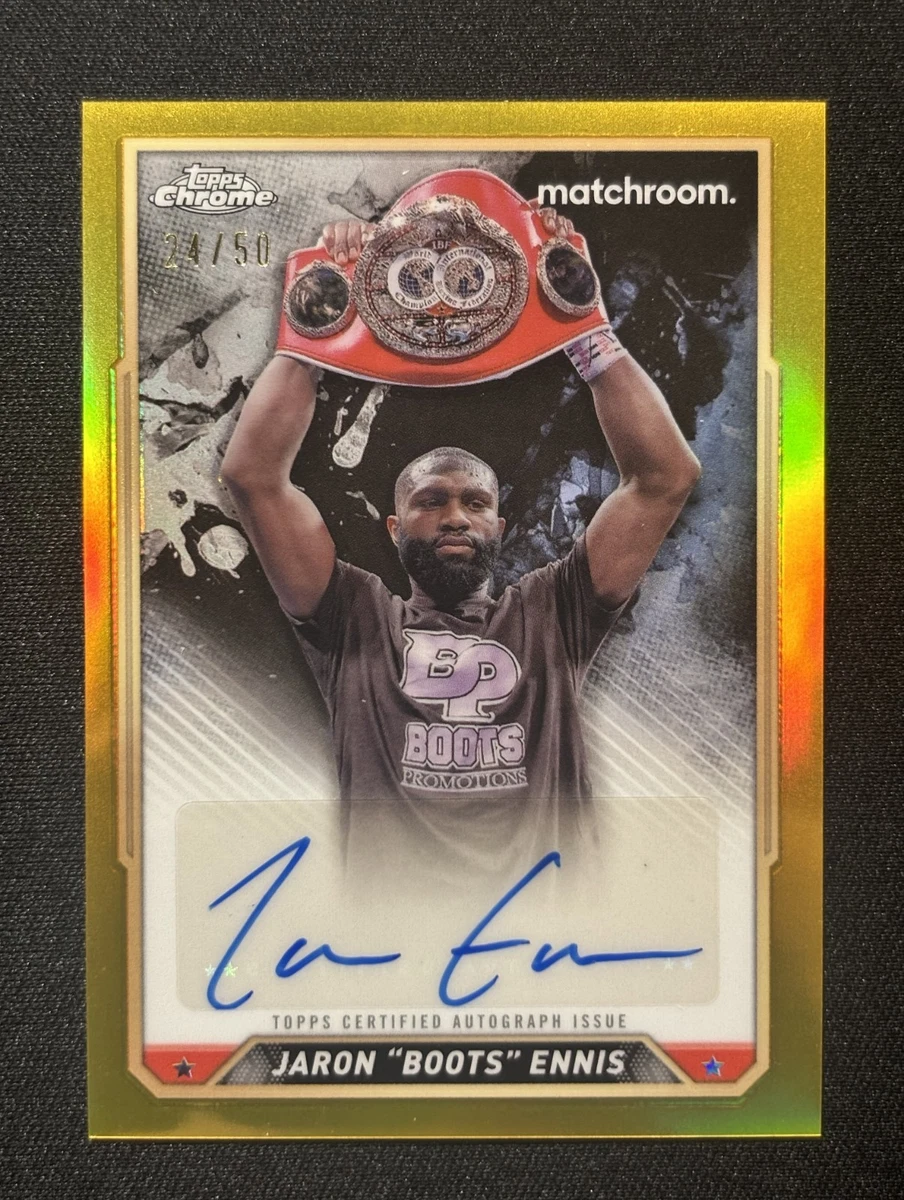 Topps Autographed Boxing Sports Trading Cards & Accessories for