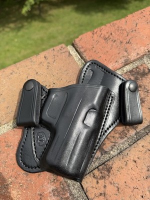 NOS TT Gunleather Slim XC IWB Holster HK USPC 9/40 Compact RH Black Leather NEW