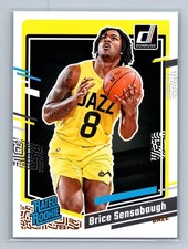 2023-24 Donruss #214 Brice Sensabaugh Rated Rookie RC Utah Jazz Basketball Card. rookie card picture
