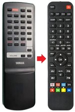 Telecomando adatto per YAMAHA AX590 | VR50590