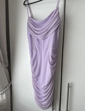 Shein Purple Ruched Mini Dress Size M Great Condition