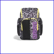 Ergonomic Black & White 45L Spiky III Backpack for Swim Training & Competitions