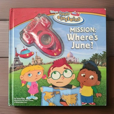 Disney's Little Einsteins Mission: Where's June? Book Pat Pat magnifying glass