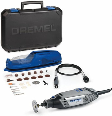 Dremel 3000 Multifunktionswerkzeug 130W, Set mit 1 Aufsatz, 25 Zubehörteilen und