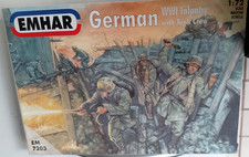 1 x 1:72 EMAHR No. 7203 - WWI Deutsche German Infantry + Tank Crew Neu + OVP