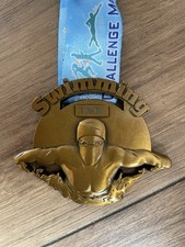 Virtual Challenge Motivational Swimming Medal 1km 2km 5km 10km