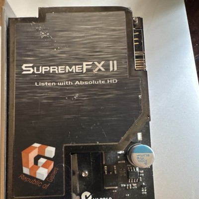 ASUS SupremeFX II PCIe x1 Internal 7.1 Sound Card w/ 3.5mm In/Out