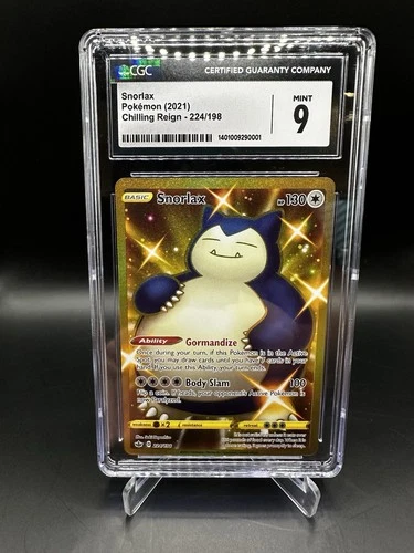 2021 Pokémon Snorlax Chilling Reign 224/198 CGC Mint 9