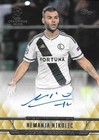 2016-17 Topps UCL Showcase Nemanja Nikolic Legia Warszawa Gold Auto Card /99