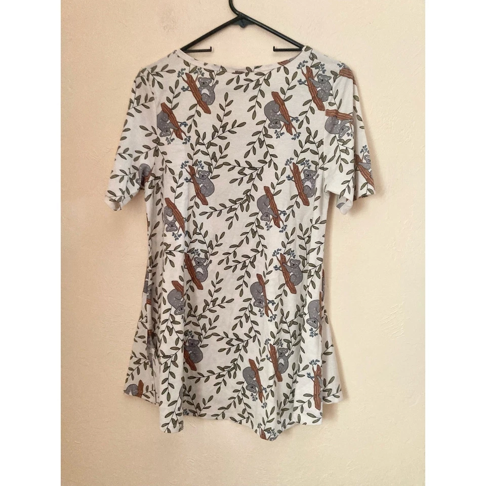 Lularoe Women's Top Size S Koala Bear Print RARE - Image 4 of 4