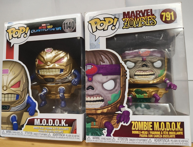 Marvel Ant-Man & Wasp - MODOK & Zombie MODOK Funko Pop Bundle