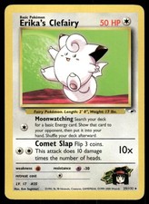 2000 Pokemon Erika's Clefairy Rare Gym Heroes 25/132 Unlimited LP on eBay
