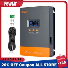 12/24/36/48V 60A 80A 100A MPPT Solar Charge Controller Panel Battery Regulator