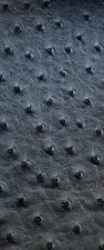 Charcoal ostrich faux vinyl Marine grade UV resistance waterproof Fabric