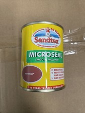 Sandtex Masonry Paint 150ml Tester Pot Ultra Smooth Hot Brick Red