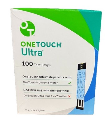 100 One Touch Ultra Test Strips~Exp~10/31/26~$32.99~*Box Issue~*Read Ad~FR SHIP