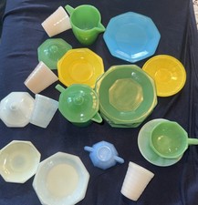Akro Agate Dishes/Children Dishes